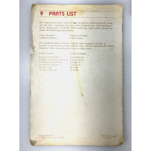 Vintage Activision Atari 2600 Console Manual & Catalogs Retro Gaming Lot of 5 - Picture 8 of 16